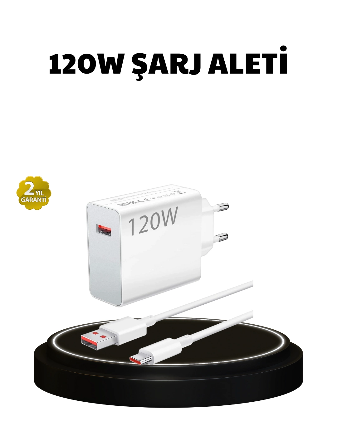 120w Ultra Hızlı Şarj Adaptörü Usb-c Destekli Güçlü Şarj Teknolojisi ( Lisinya ) 120w Ultra Hızlı Şarj Adaptörü Usb-c Destekli Güçlü Şarj Teknolojisi ( Lisinya )