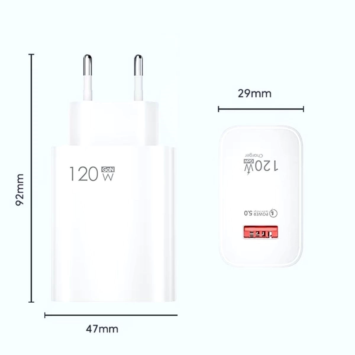 120w Usb Hızlı Type C Uçlu Kablolu Şarj Aleti ( Lisinya ) 120w Usb Hızlı Type C Uçlu Kablolu Şarj Aleti ( Lisinya )