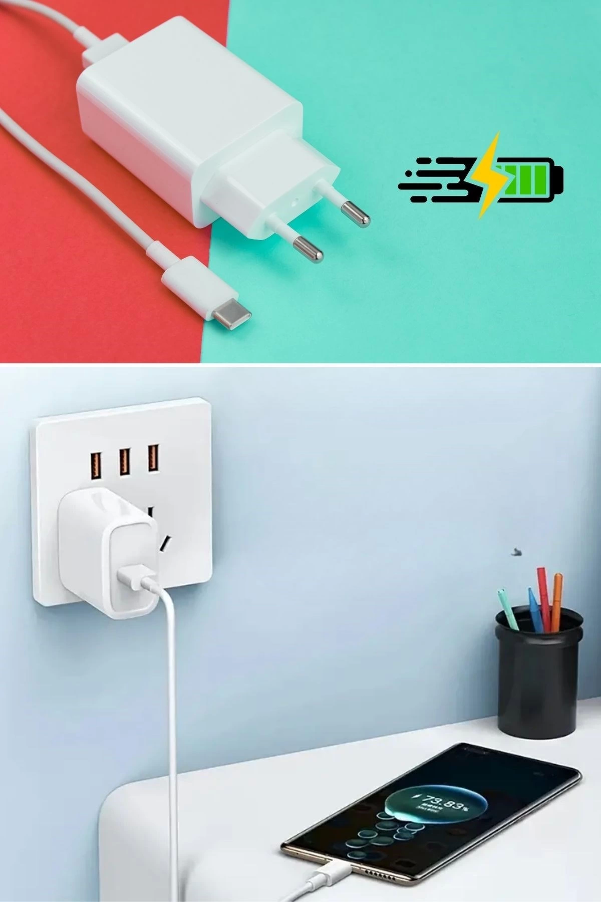 120w Usb Hızlı Type C Uçlu Kablolu Şarj Aleti ( Lisinya ) 120w Usb Hızlı Type C Uçlu Kablolu Şarj Aleti ( Lisinya )