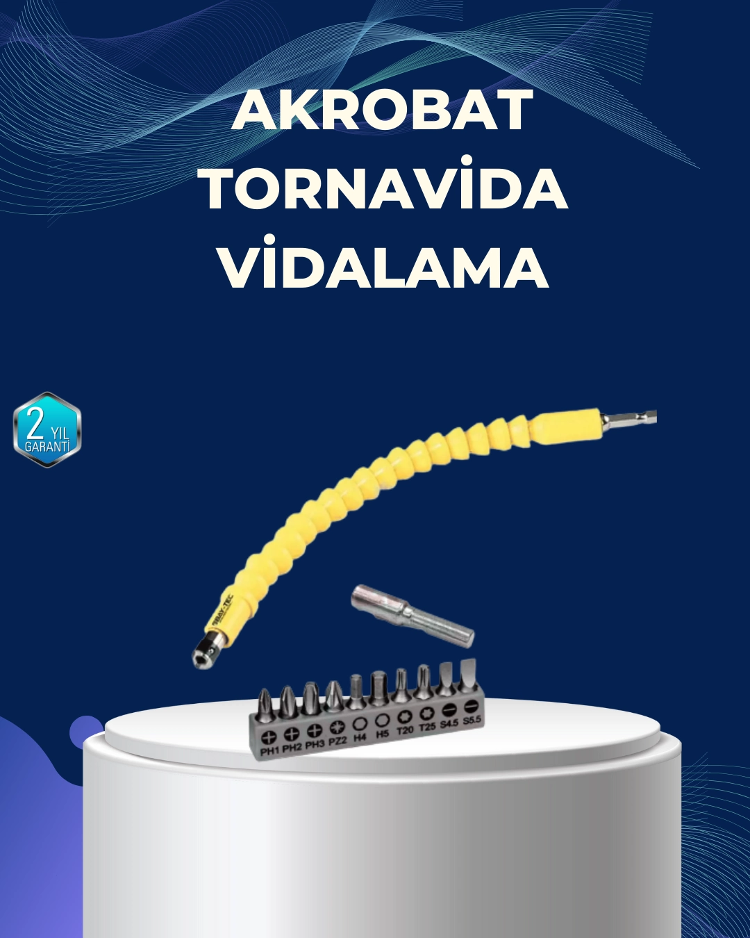 12’li Akrobat Bits Vidalama Seti Esnek Uç Çok Yönlü Kullanım ( Lisinya ) 12’li Akrobat Bits Vidalama Seti Esnek Uç Çok Yönlü Kullanım ( Lisinya )