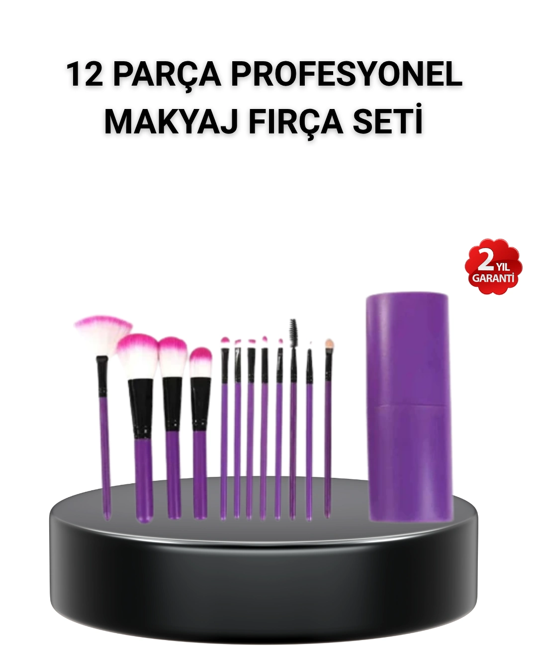 12’li Profesyonel Makyaj Fırça Seti – Dökülmeyen Yumuşak Kıllı, Ergonomik Tasarım ( Lisinya ) 12’li Profesyonel Makyaj Fırça Seti – Dökülmeyen Yumuşak Kıllı, Ergonomik Tasarım ( Lisinya )
