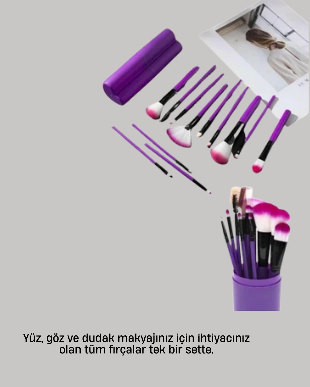 12’li Profesyonel Makyaj Fırça Seti Ultra Yumuşak Sen Kıllı ( Lisinya ) 12’li Profesyonel Makyaj Fırça Seti Ultra Yumuşak Sen Kıllı ( Lisinya )