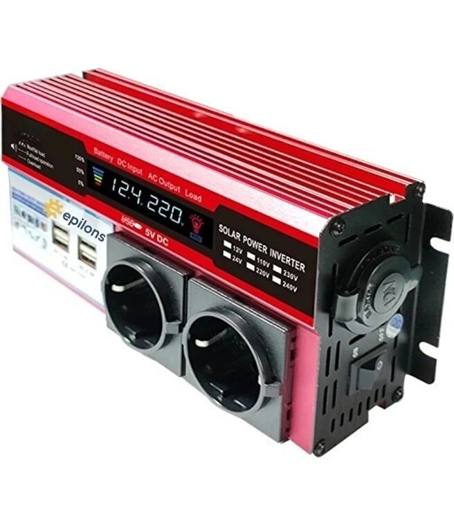 12v 2000w Modifiye Sinüs İnverter Araç Ve Güneş Enerjisi Uyumlu, Çift Usb, Çift Priz Ve Çakmaklık Lisinya ( Lisinya ) 12v 2000w Modifiye Sinüs İnverter Araç Ve Güneş Enerjisi Uyumlu, Çift Usb, Çift Priz Ve Çakmaklık Lisinya ( Lisinya )