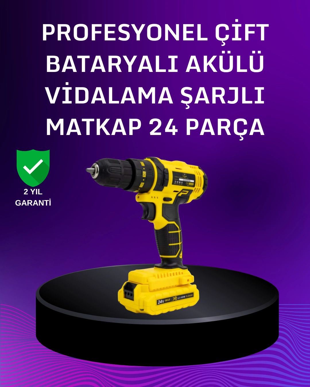 12v Akülü Matkap | 20-30 Nm Tork, Çift Hız Ayarı Ve Led Işık ( Lisinya )