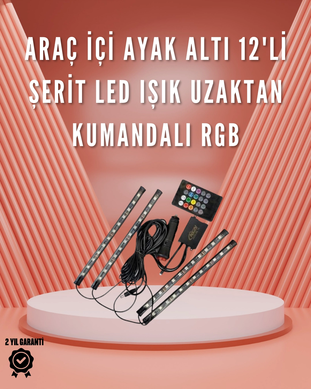 12v Led Işık Seti – Kumandalı Ve Renk Ayarlı ( Lisinya ) 12v Led Işık Seti – Kumandalı Ve Renk Ayarlı ( Lisinya )