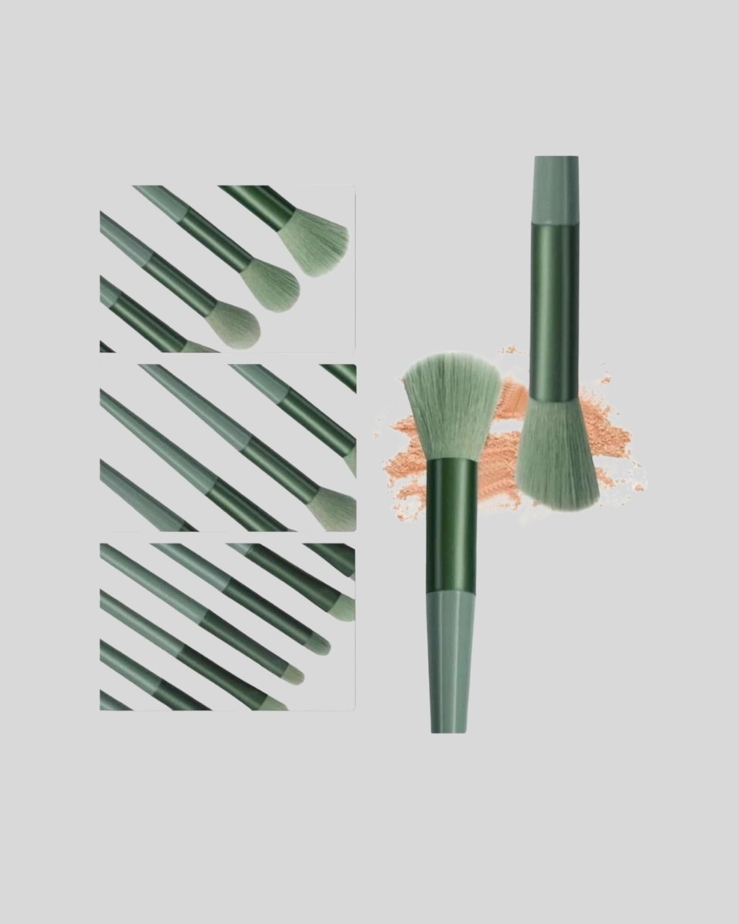 13 Parça Makyaj Fırça Seti – Ergonomik, Dökülme Yapmayan, Taşınabilir ( Lisinya ) 13 Parça Makyaj Fırça Seti – Ergonomik, Dökülme Yapmayan, Taşınabilir ( Lisinya )