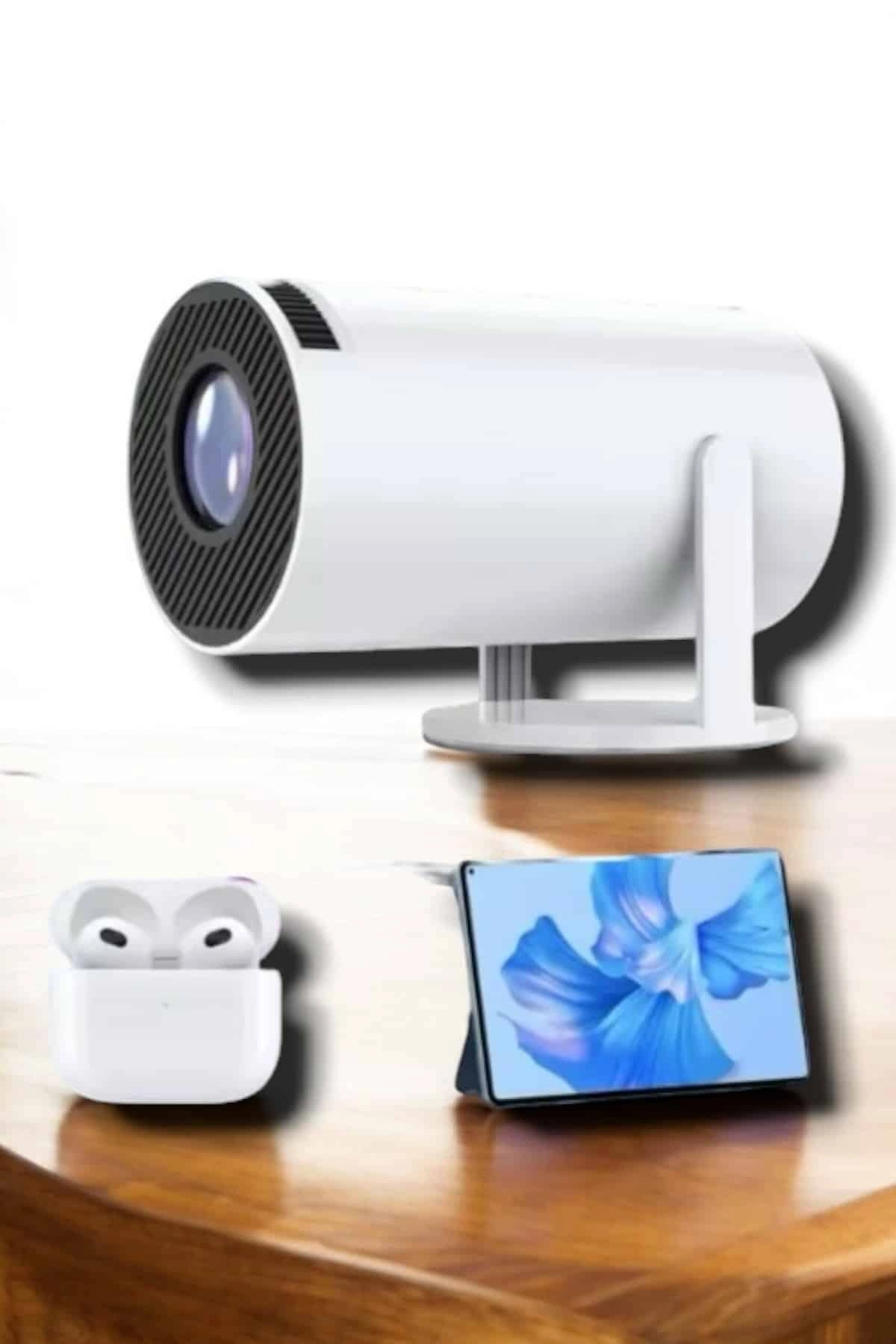 130 İnç Geniş Ekran Ve 4k Destekli Full Hd Projeksiyon Cihazı ( Lisinya )