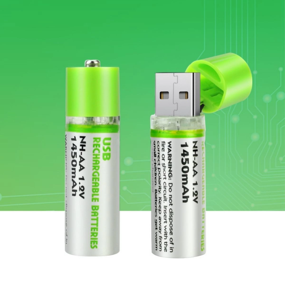 Usb Şarjlı 1450mah Aa 1.2v Lityum Kalem Pil 2’li Set Dönüşümlü Batarya ( Lisinya ) Usb Şarjlı 1450mah Aa 1.2v Lityum Kalem Pil 2’li Set Dönüşümlü Batarya ( Lisinya )