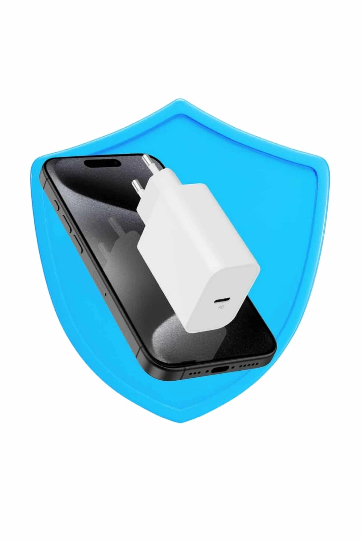 15/pro/pro Max 20w İos Uyumlu Hızlı Şarj Aleti Adaptörlü Beyaz ( Lisinya )