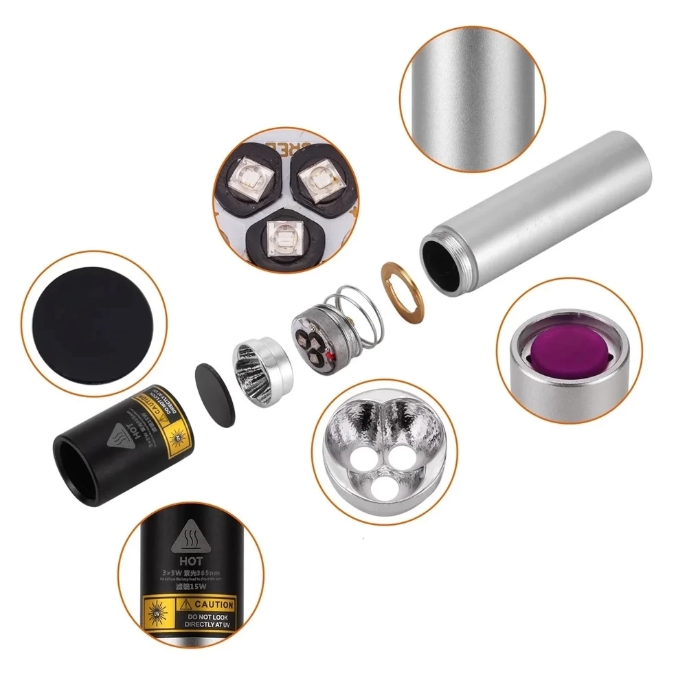 15 Watt 365nm Ultraviyole  Para Işığı  Wt-305 ( Lisinya )