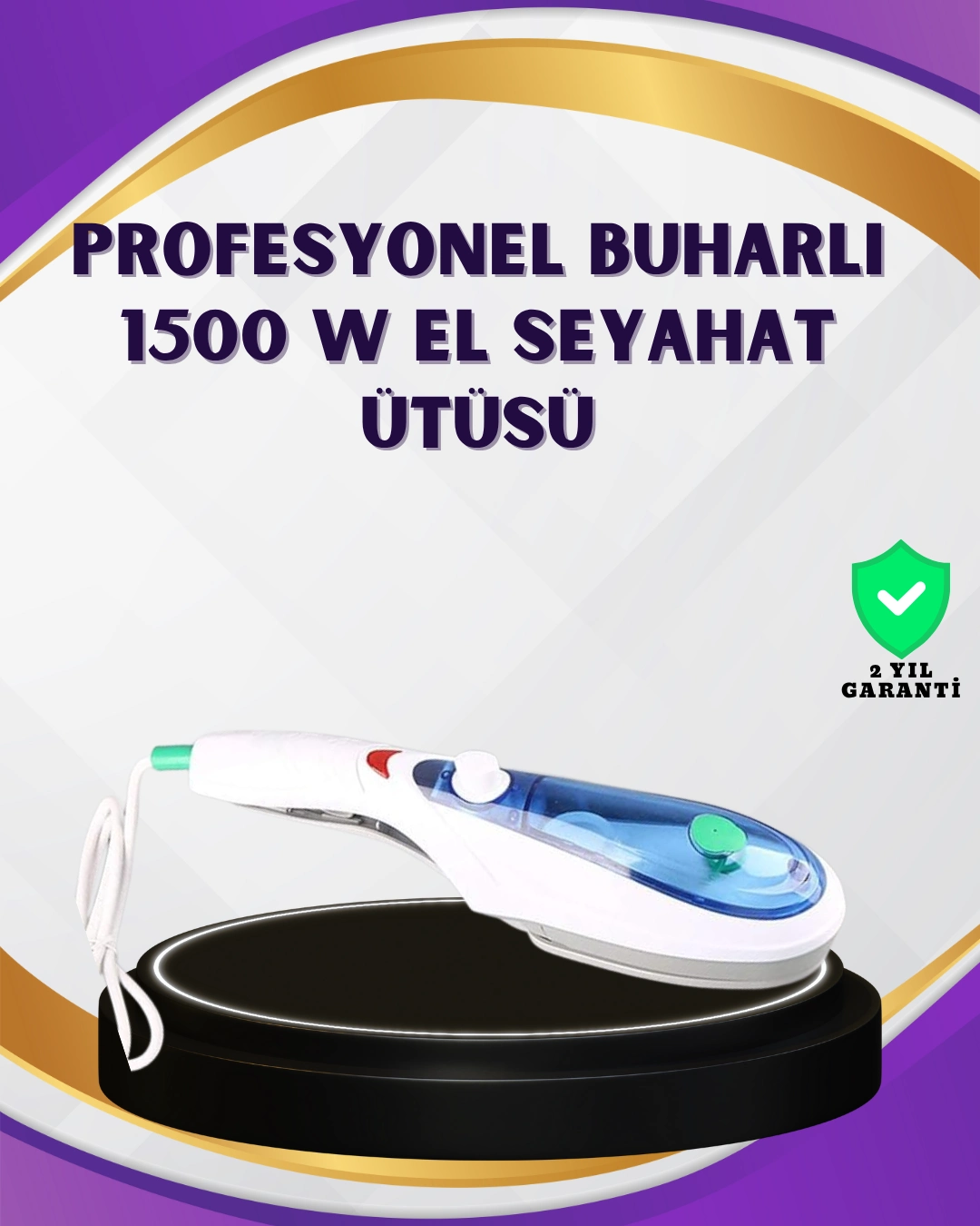 1500w Buharlı Kırışıklık Giderici Ütü | Ev Ve Seyahat Kullanımı İçin Uygun ( Lisinya )