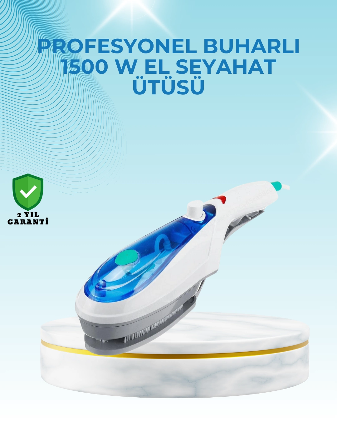 1500w Güçlü Buharlı Ütü | Yanık Riski Olmadan Hızlı Ütüleme ( Lisinya )