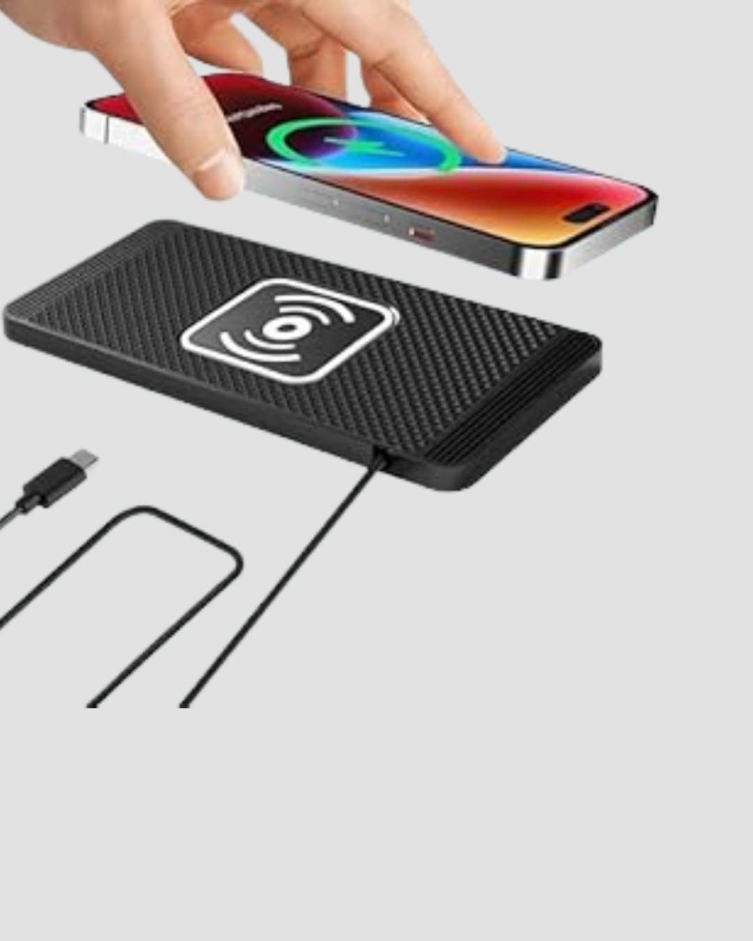 15w Manyetik Kablosuz Şarj Pedi Araç Masa Kullanımına Uygun Qi Şarj Cihazı ( Lisinya )