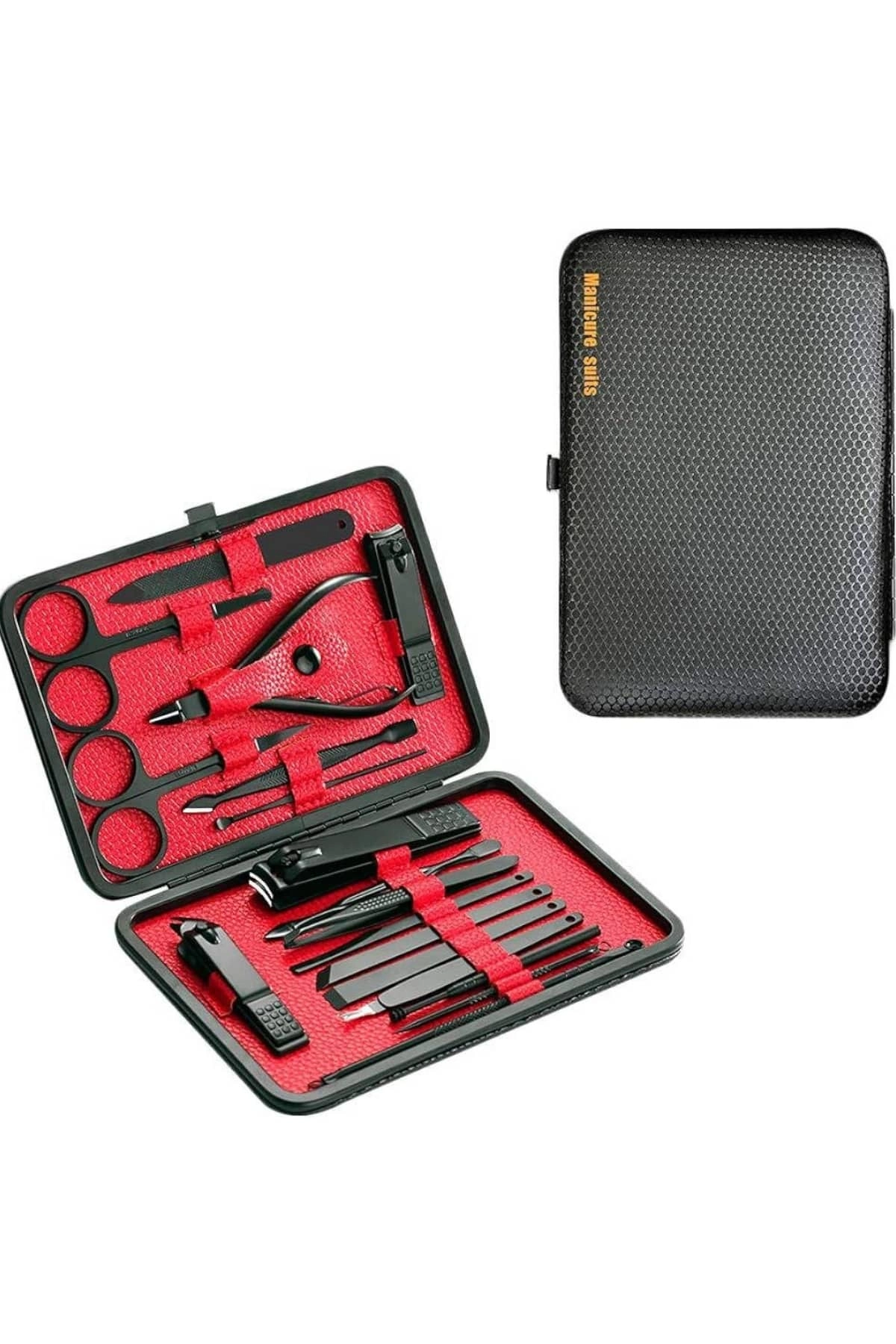 17 Parça Manikür Seti El Ve Ayak Bakımı Törpü Cımbız Tırnak Temizleme ( Lisinya )