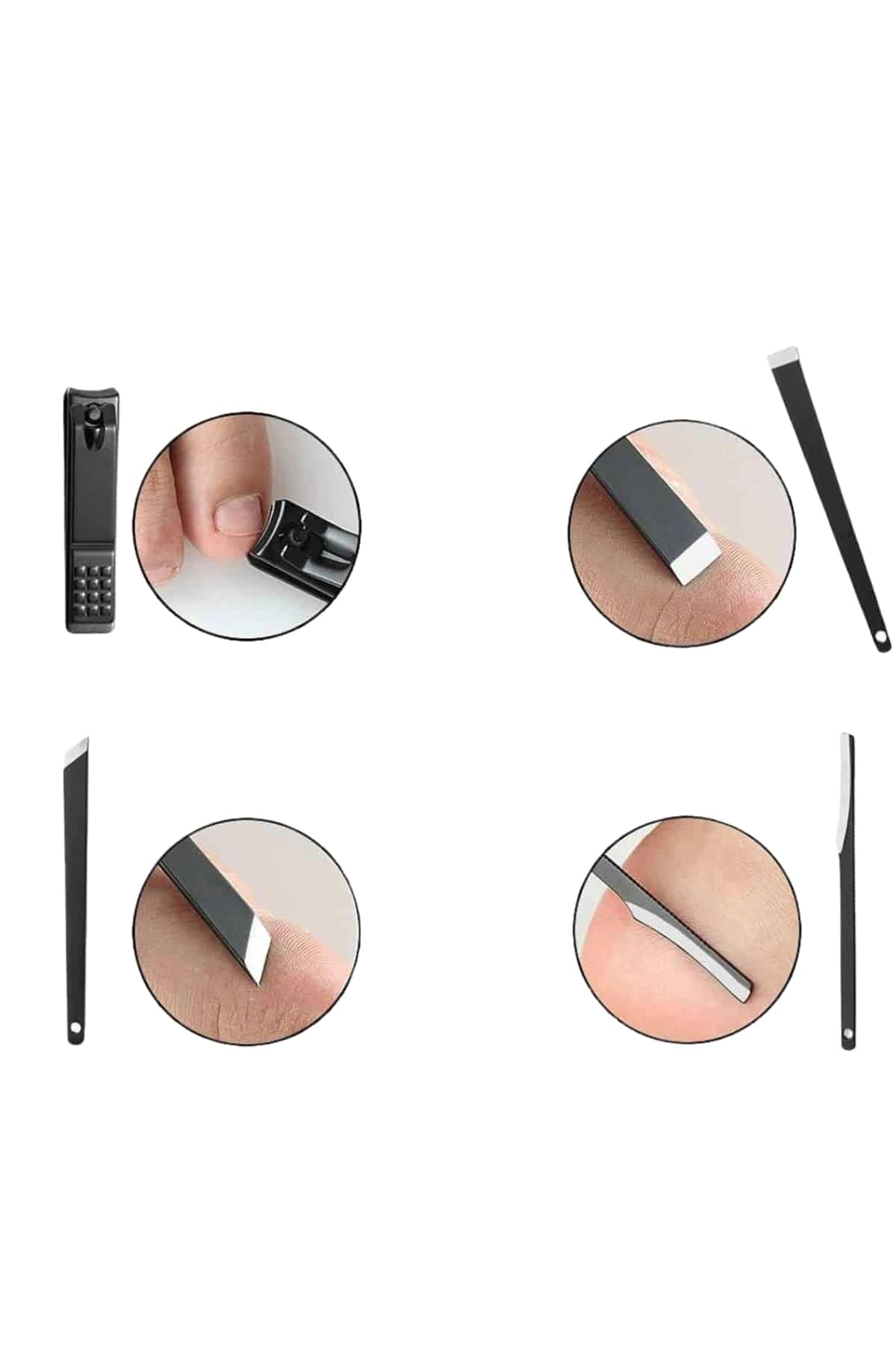 17 Parça Manikür Seti Taşınabilir Özel Çantalı El Ve Ayak Bakımı Tırnak Batığı Temizleme ( Lisinya )