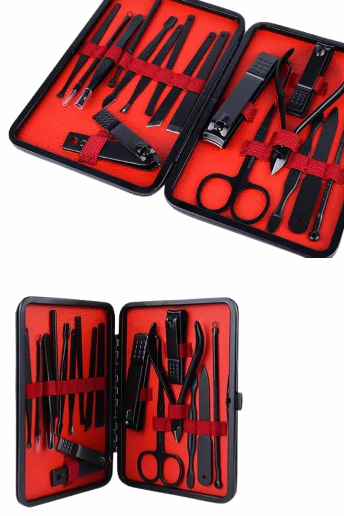 17 Parça Manikür Seti Taşınabilir Özel Çantalı El Ve Ayak Bakımı Tırnak Batığı Temizleme ( Lisinya )