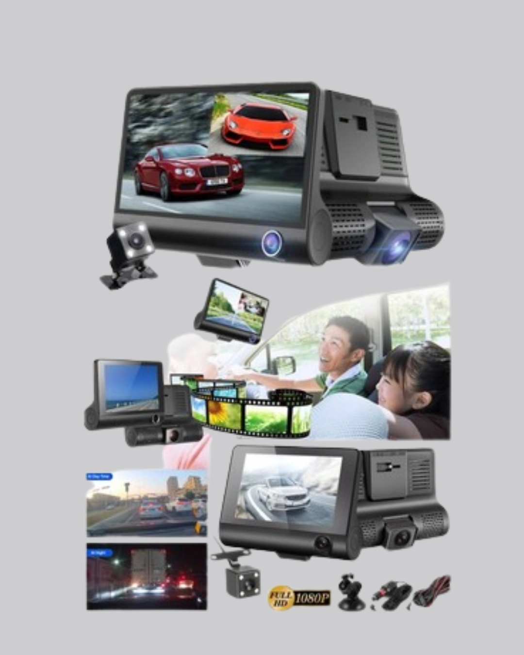 170° Geniş Açılı Araç Kamerası – 4.0” Ips Ekranlı Full Hd Dvr ( Lisinya ) 170° Geniş Açılı Araç Kamerası – 4.0” Ips Ekranlı Full Hd Dvr ( Lisinya )