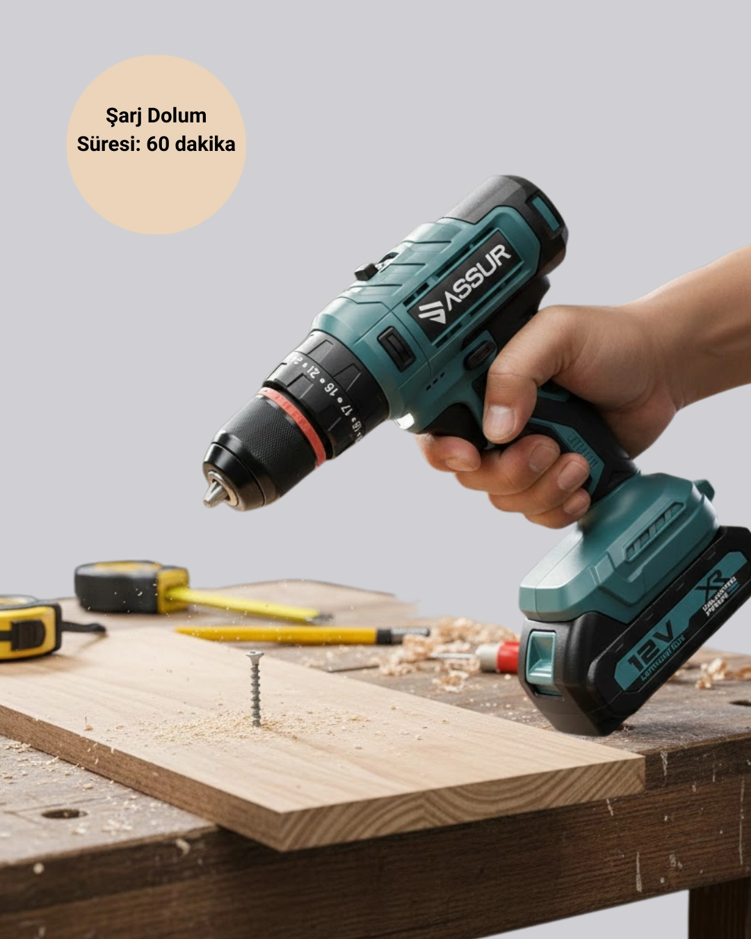 18 Parça Dijital Matkap Seti Çift Bataryalı ( Lisinya ) 18 Parça Dijital Matkap Seti Çift Bataryalı ( Lisinya )