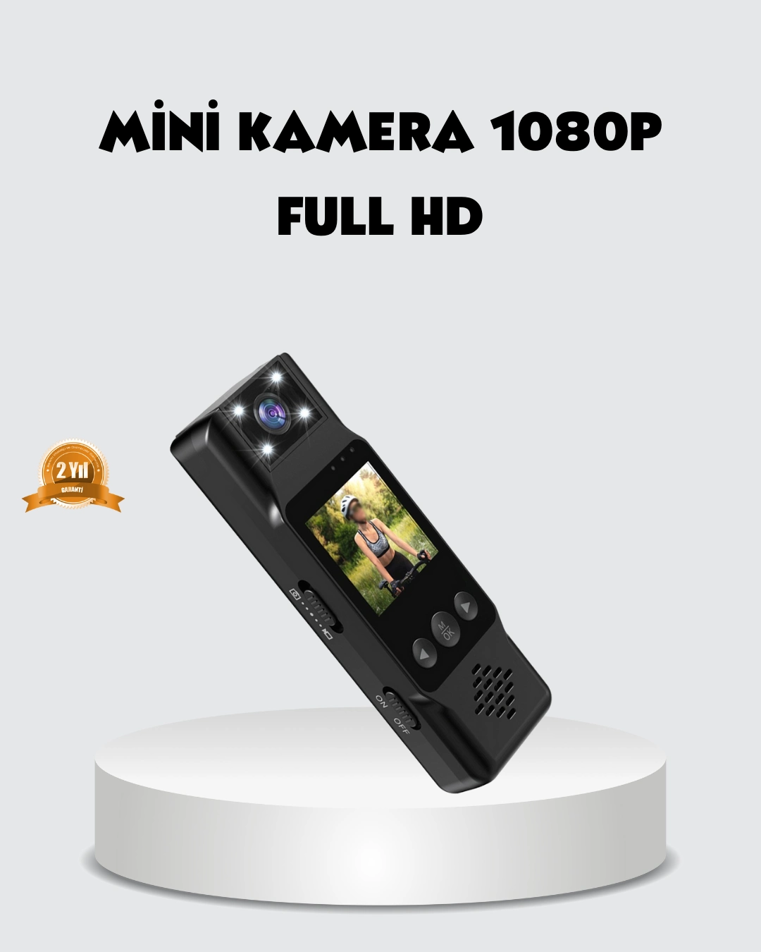 180 Derece Dönebilen Mini Kamera Full Hd Tft Ekran Hareket Sensörlü ( Lisinya )