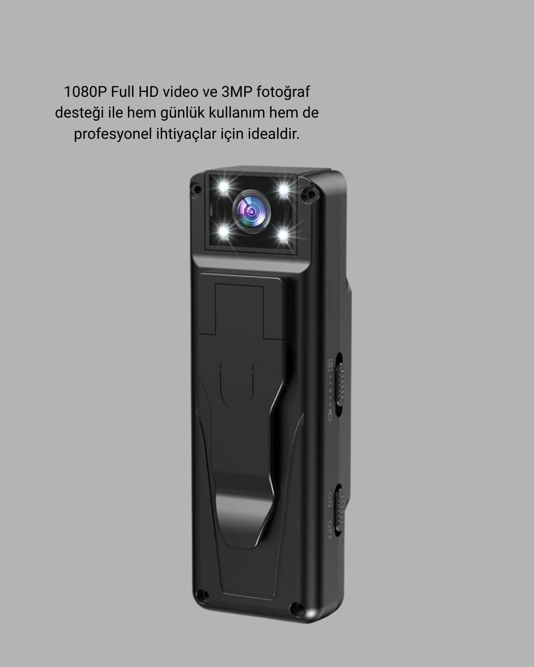 180 Derece Dönebilen Mini Kamera Full Hd Tft Ekran Hareket Sensörlü ( Lisinya )