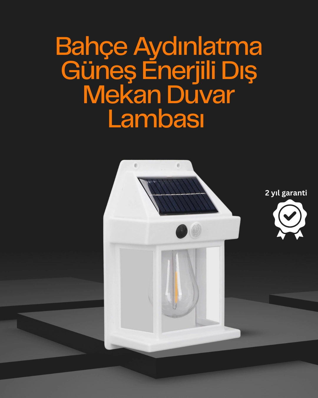 1800 Mah Pilli Solar Duvar Aydınlatma ( Lisinya )