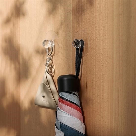 2 Adet Kristal Kendiliğinden Güçlü Yapışkanlı Kulp Askısı Tutma Kolu ( Lisinya ) 2 Adet Kristal Kendiliğinden Güçlü Yapışkanlı Kulp Askısı Tutma Kolu ( Lisinya )