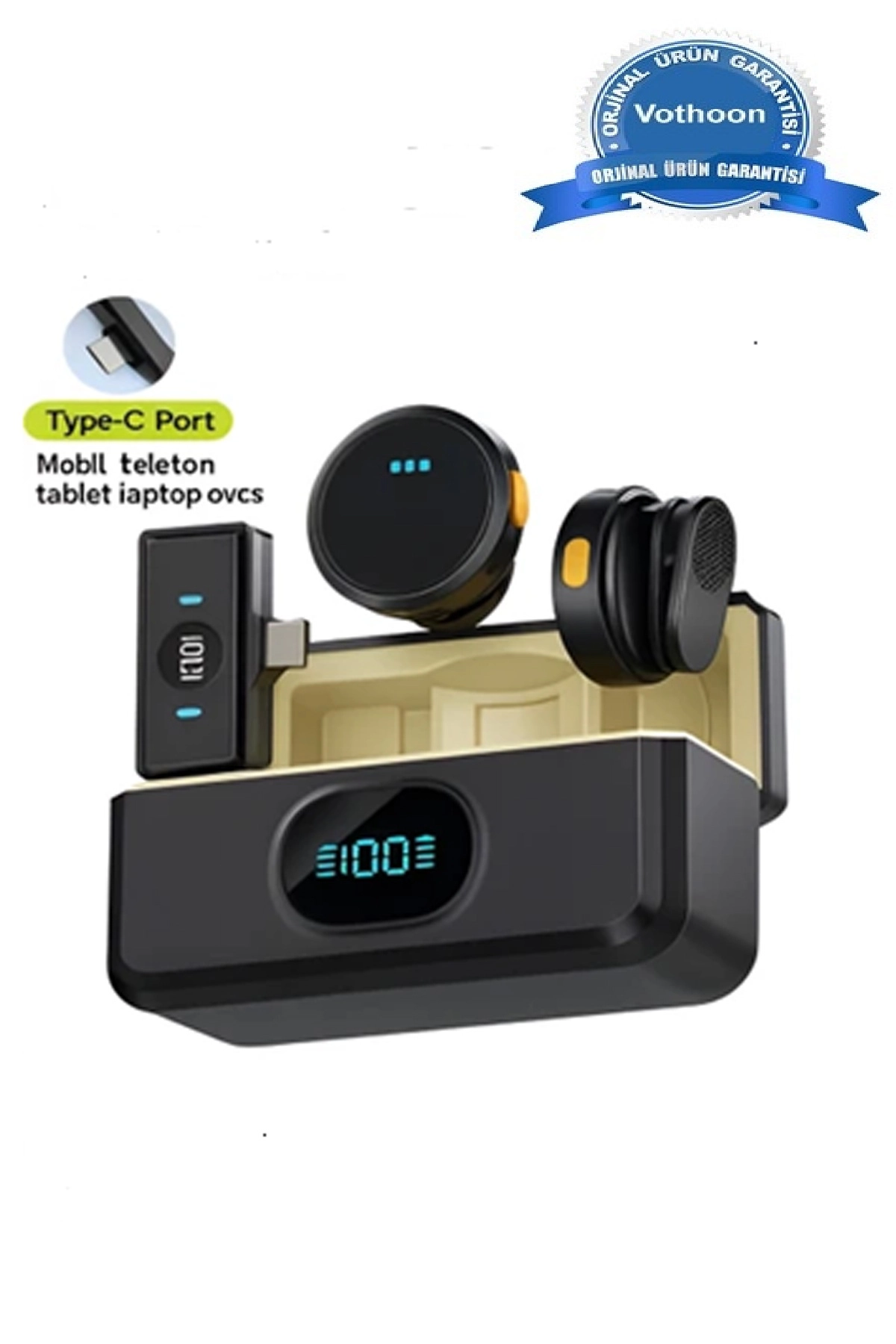 2 Adet Profesyonel Kablosuz Yaka Mikrofonu Typce Uyumlu Manyetik Klipsli ( Lisinya ) 2 Adet Profesyonel Kablosuz Yaka Mikrofonu Typce Uyumlu Manyetik Klipsli ( Lisinya )