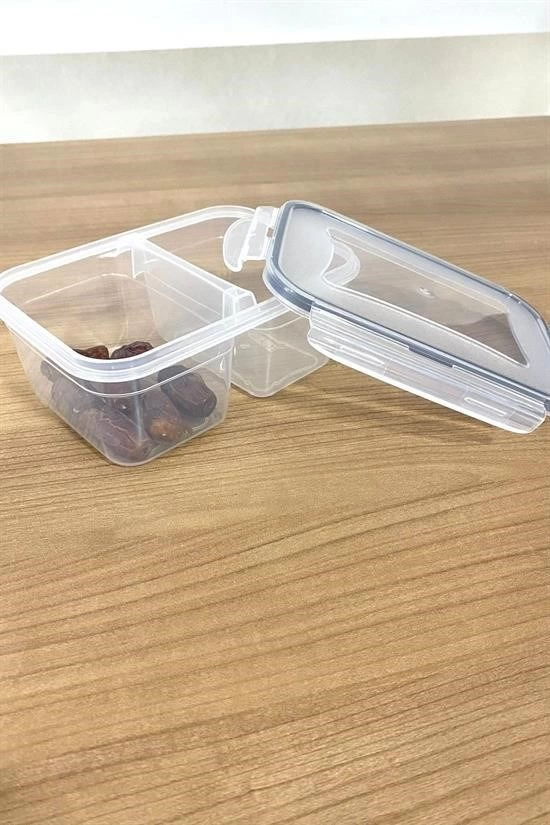 2 Bölmeli 0,45+0,45 Litre Kilitli Kapaklı Erzak Saklama Kabı Lc-524 ( Lisinya ) 2 Bölmeli 0,45+0,45 Litre Kilitli Kapaklı Erzak Saklama Kabı Lc-524 ( Lisinya )