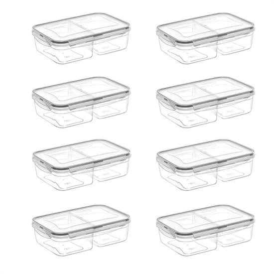 2 Bölmeli 1+1 Litre Kilitli Kapaklı Erzak Saklama Kabı Lc-525 ( Lisinya ) 2 Bölmeli 1+1 Litre Kilitli Kapaklı Erzak Saklama Kabı Lc-525 ( Lisinya )