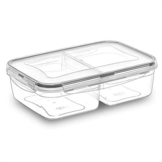 2 Bölmeli Sızdırmaz Contalı Kilitli Kapaklı 1 Litre Erzak Saklama Kabı -lc505 ( Lisinya ) 2 Bölmeli Sızdırmaz Contalı Kilitli Kapaklı 1 Litre Erzak Saklama Kabı -lc505 ( Lisinya )