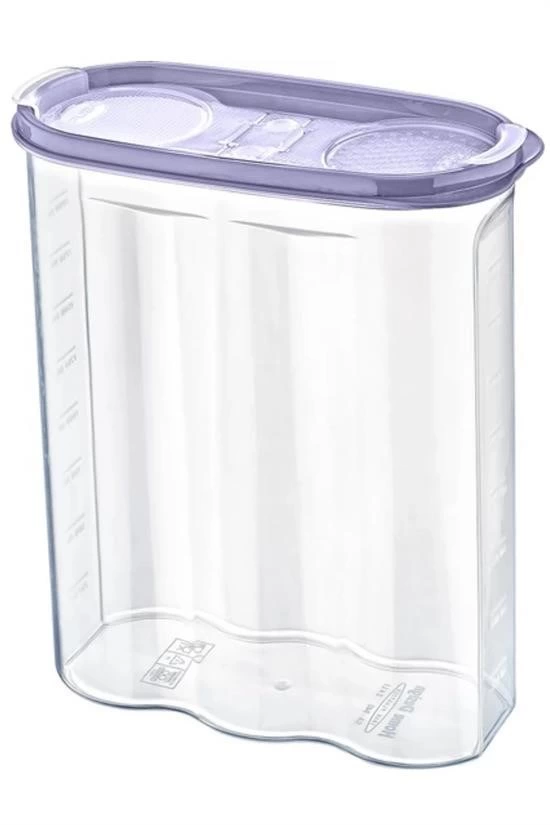 2 Kapaklı Ölçekli Erzak Kuru Gıda Saklama Kutusu Kabı 2,4 Litre-sa940 ( Lisinya ) 2 Kapaklı Ölçekli Erzak Kuru Gıda Saklama Kutusu Kabı 2,4 Litre-sa940 ( Lisinya )