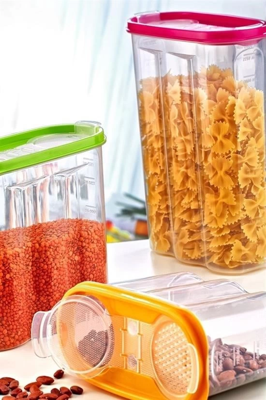 2 Kapaklı Ölçekli Erzak Kuru Gıda Saklama Kutusu Kabı 2,4 Litre-sa940 ( Lisinya ) 2 Kapaklı Ölçekli Erzak Kuru Gıda Saklama Kutusu Kabı 2,4 Litre-sa940 ( Lisinya )