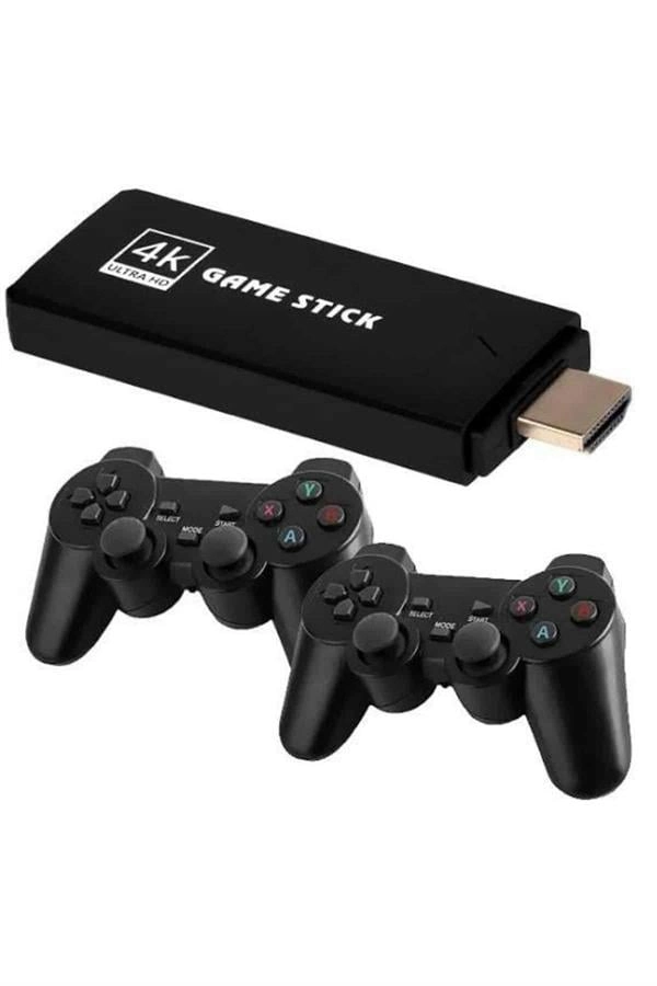 2 Kollu Kablosuz 2.4g Retro Oyunlar 4k Game Stick 3500 Oyun Atari ( Lisinya ) 2 Kollu Kablosuz 2.4g Retro Oyunlar 4k Game Stick 3500 Oyun Atari ( Lisinya )