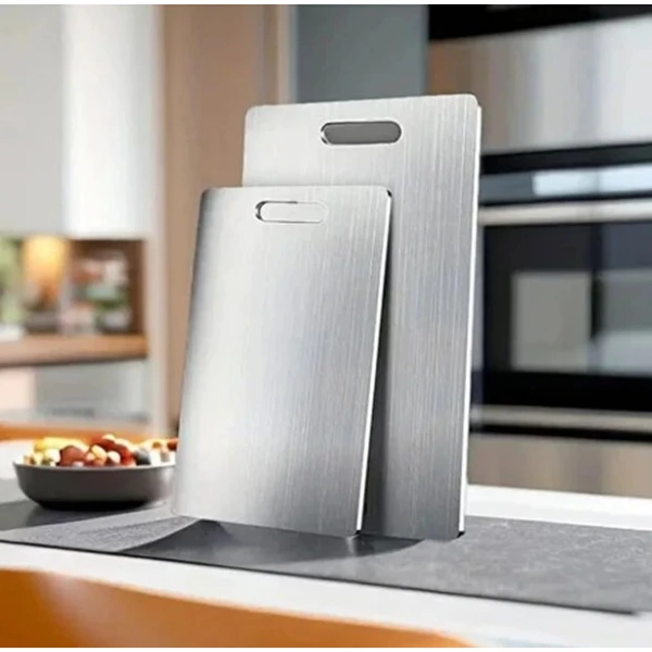 2'li Paslanmaz Çelik Kesim Panosu Seti ( Lisinya ) 2'li Paslanmaz Çelik Kesim Panosu Seti ( Lisinya )