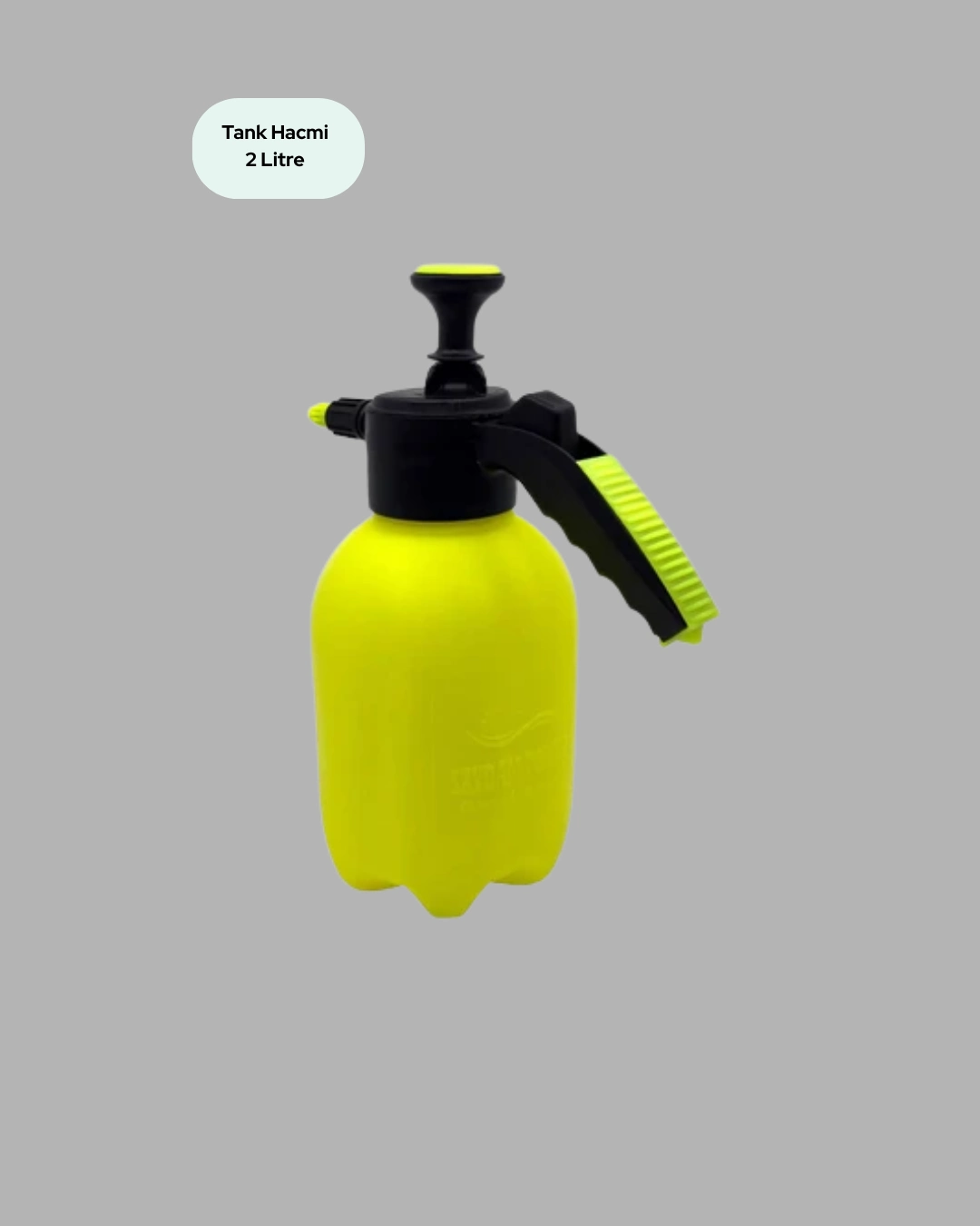 2 Litre Pompalı Püskürtücü Bakır Nozullu Ayarlı Sprey Temizlik Ve Bahçe ( Lisinya )