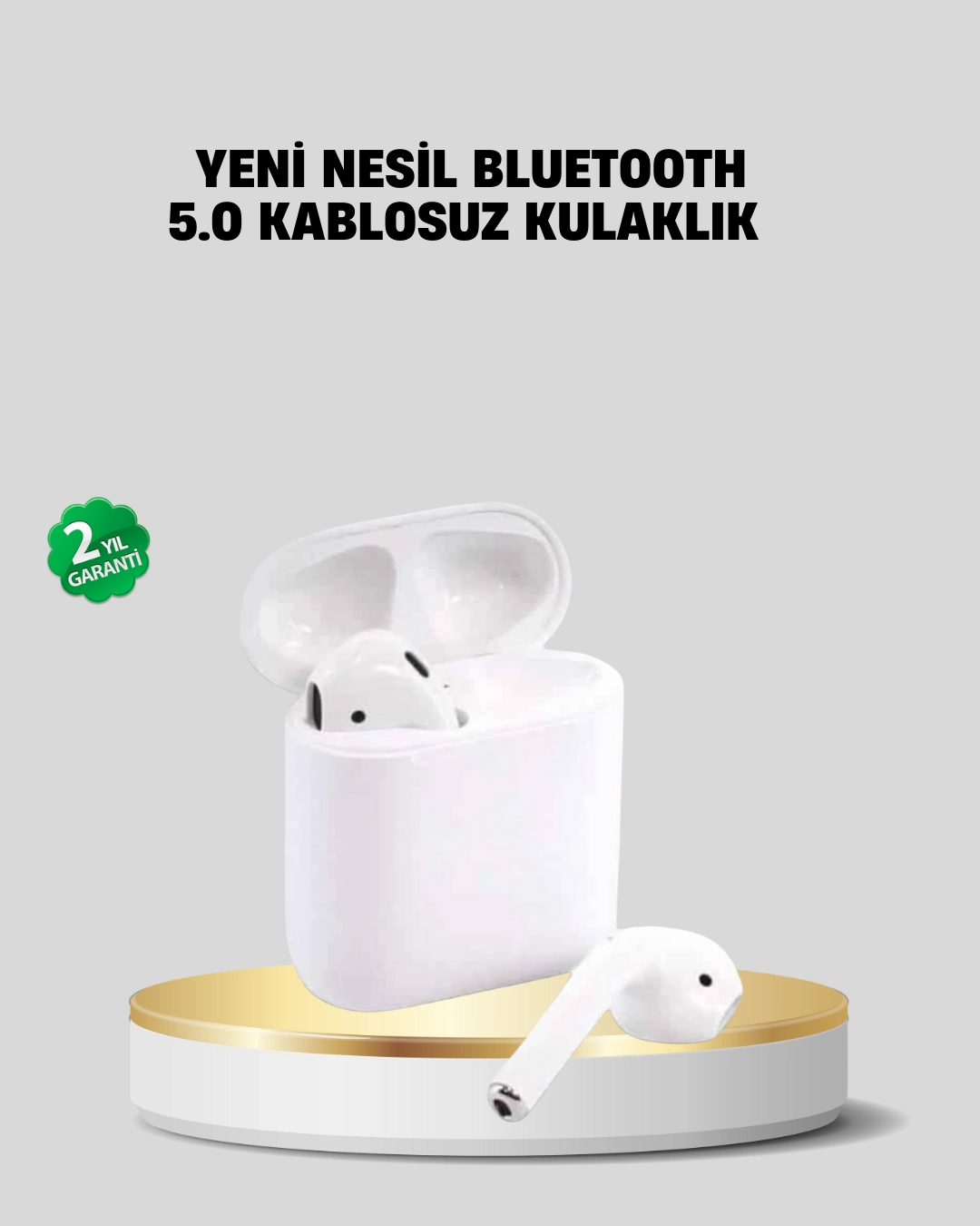 2. Nesil Bluetooth 5.0 Kablosuz Kulaklık Su Geçirmez Hd Ses ( Lisinya )