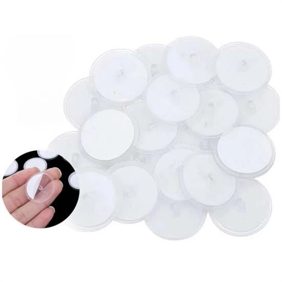 20 Adet Şeffaf Yuvarlak 3 Cm Çaplı Güçlü Disk Yapışkanlar ( Lisinya ) 20 Adet Şeffaf Yuvarlak 3 Cm Çaplı Güçlü Disk Yapışkanlar ( Lisinya )
