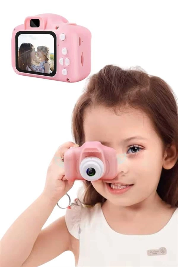 2.0 Inç Ekran Mini 1080p Hd Çocuk Kamera Dijital Fotoğraf Makinesi ( Lisinya )