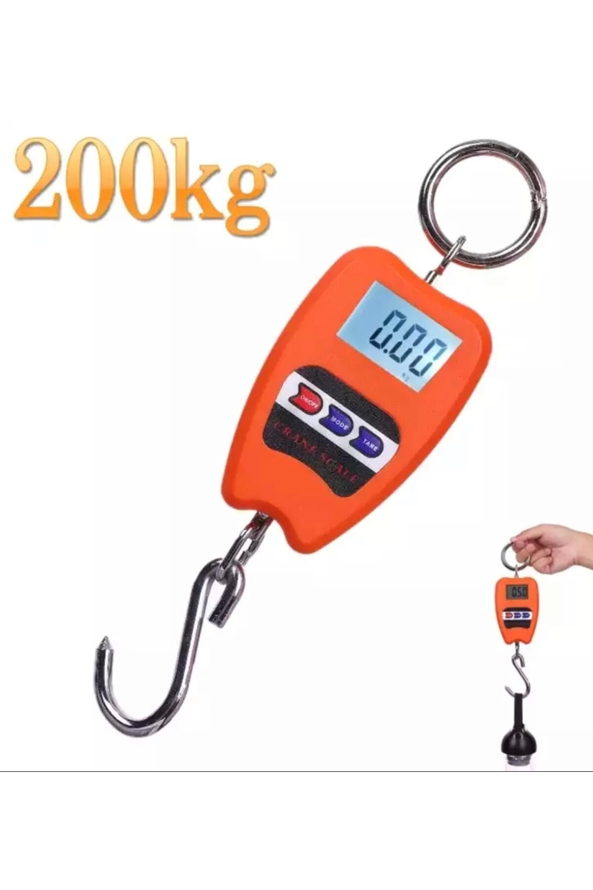 200 Kg Vinç Tipi Kancalı Terazi - Ağır Yükler İçin Hassas Ölçüm ( Lisinya ) 200 Kg Vinç Tipi Kancalı Terazi - Ağır Yükler İçin Hassas Ölçüm ( Lisinya )