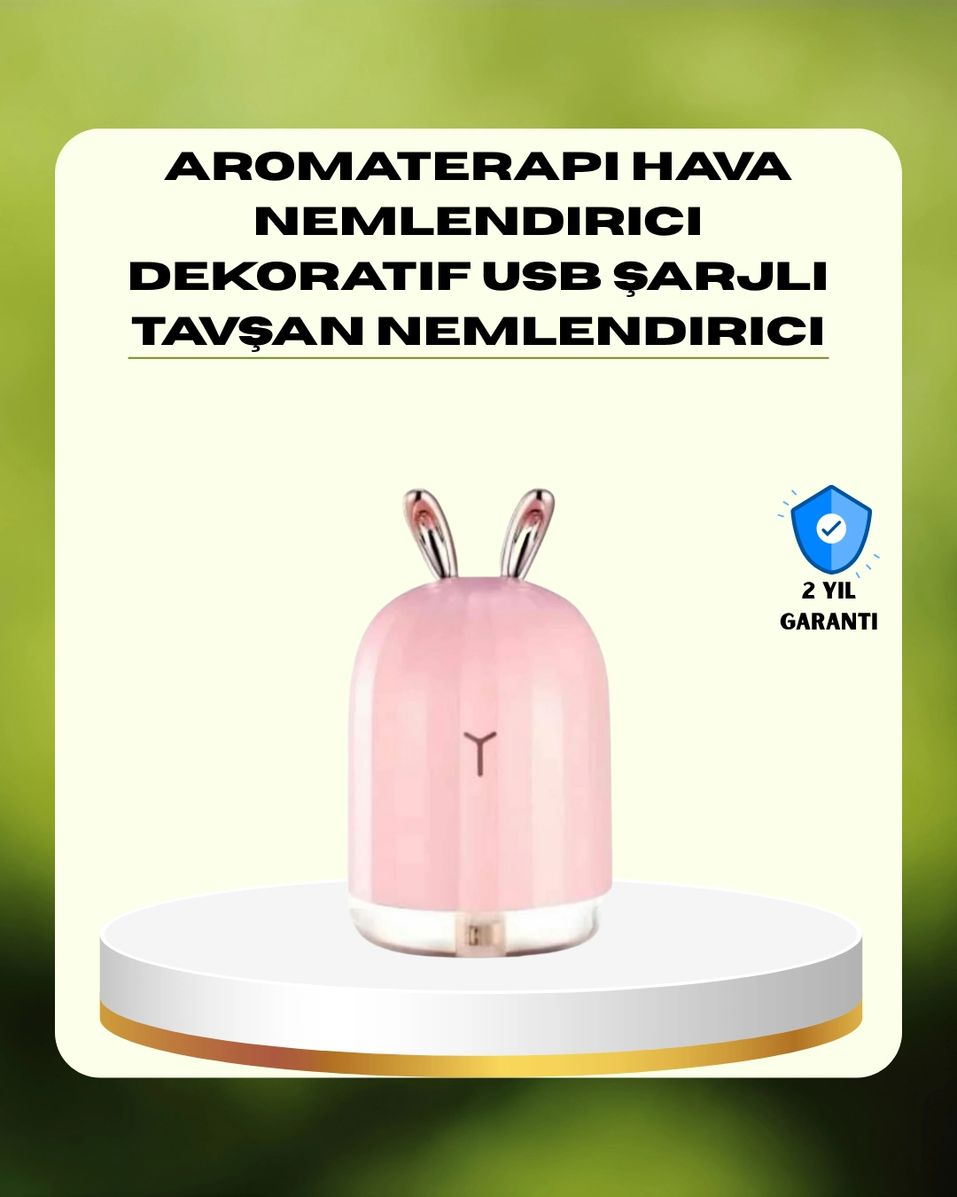 200 Ml Ultrasonik Aroma Difüzör Ve Hava Nemlendirici Gece Lambalı ( Lisinya ) 200 Ml Ultrasonik Aroma Difüzör Ve Hava Nemlendirici Gece Lambalı ( Lisinya )