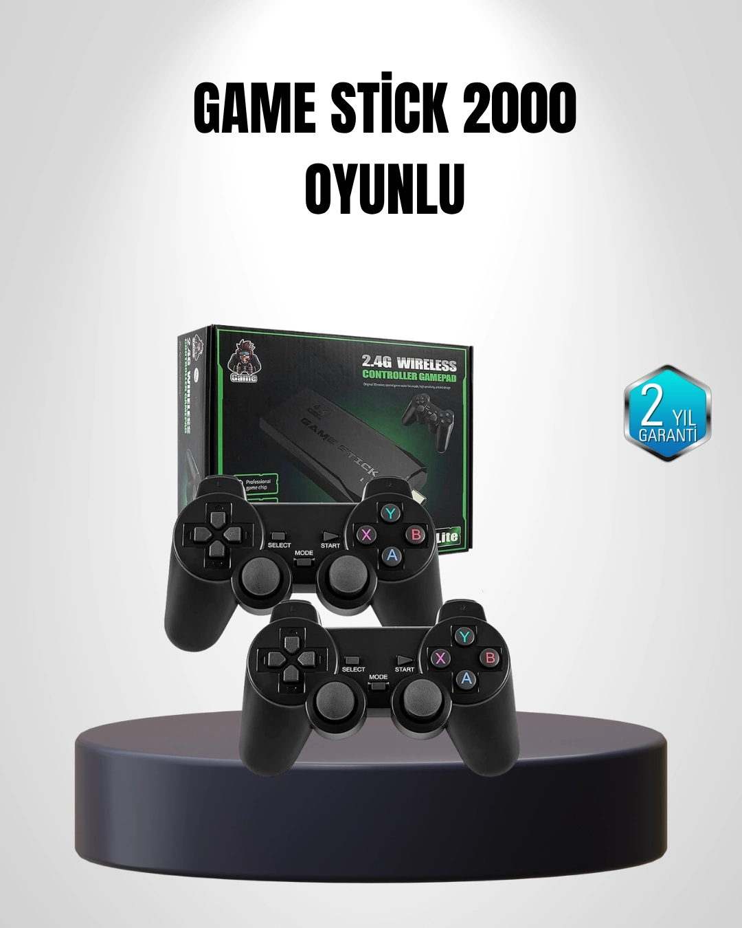 20000 Oyunlu 4k Retro Game Stick – Kablosuz Çift Kollu Atari Konsolu ( Lisinya ) 20000 Oyunlu 4k Retro Game Stick – Kablosuz Çift Kollu Atari Konsolu ( Lisinya )