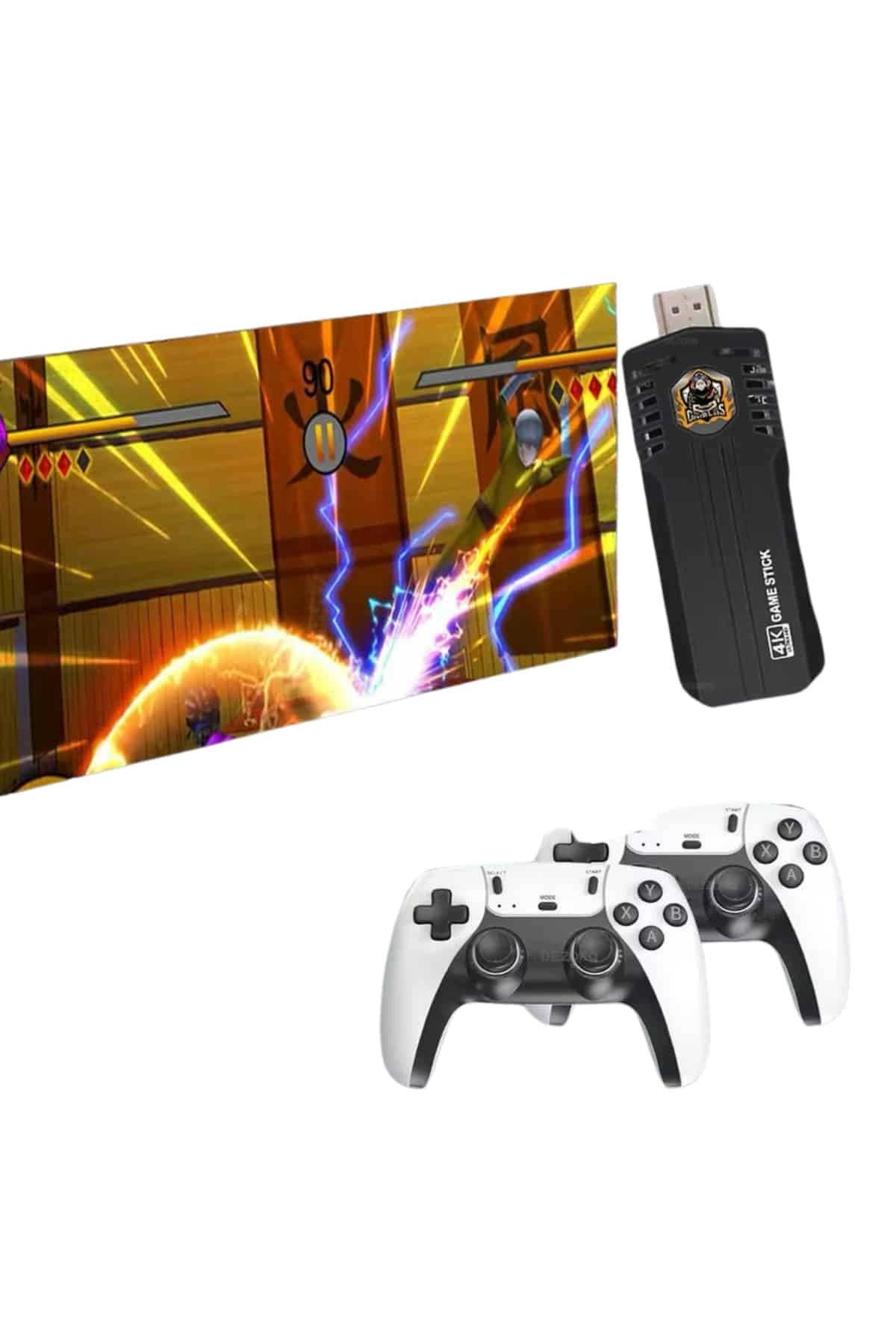 20.000 Oyunlu Kablosuz Çift Kol Retro Oyunlar Çift Kollu Game Stick ( Lisinya )