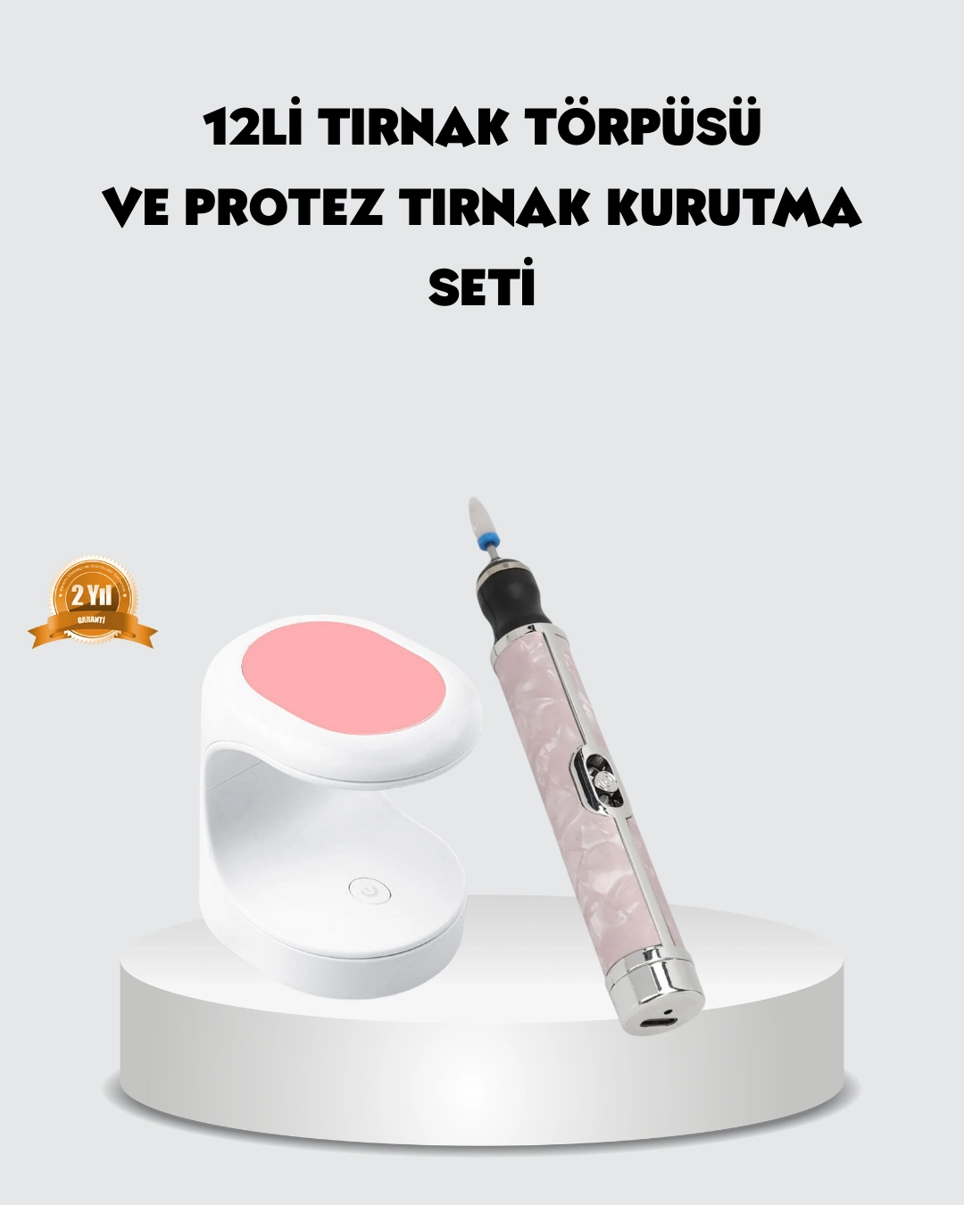 20.000 Rpm Tırnak Matkabı + Mini Led Oje Kurutma Cihazı Seti ( Lisinya ) 20.000 Rpm Tırnak Matkabı + Mini Led Oje Kurutma Cihazı Seti ( Lisinya )