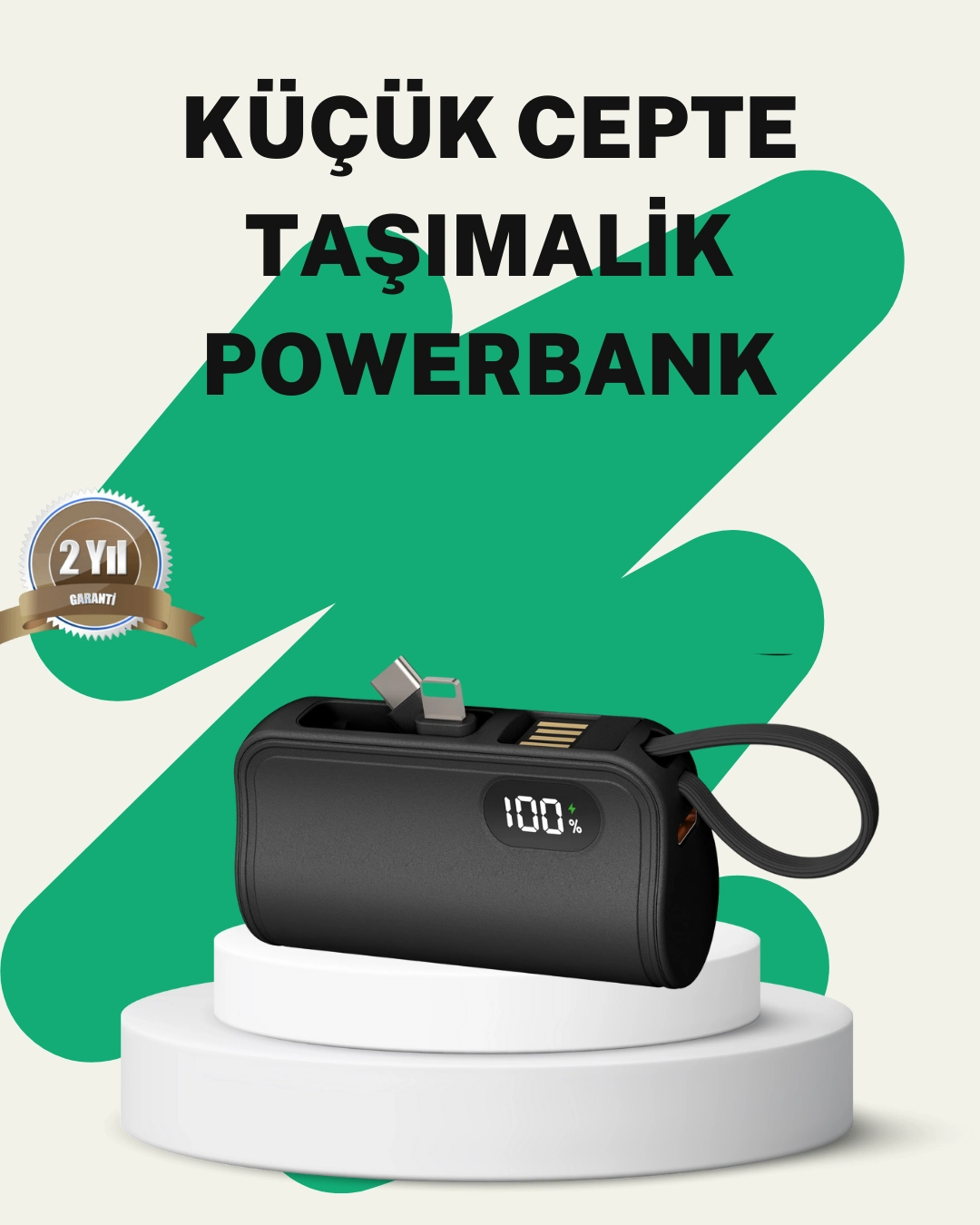 2000mah Mini Powerbank Dahili Konektörlü Pd 20w ( Lisinya ) 2000mah Mini Powerbank Dahili Konektörlü Pd 20w ( Lisinya )