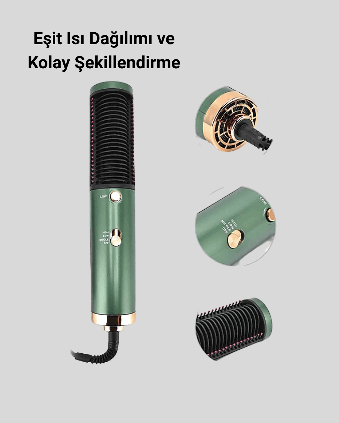 200°c Seramik Plakalı Saç Düzleştirici – Elektriklenme Önleyici İyon Teknolojisi ( Lisinya )