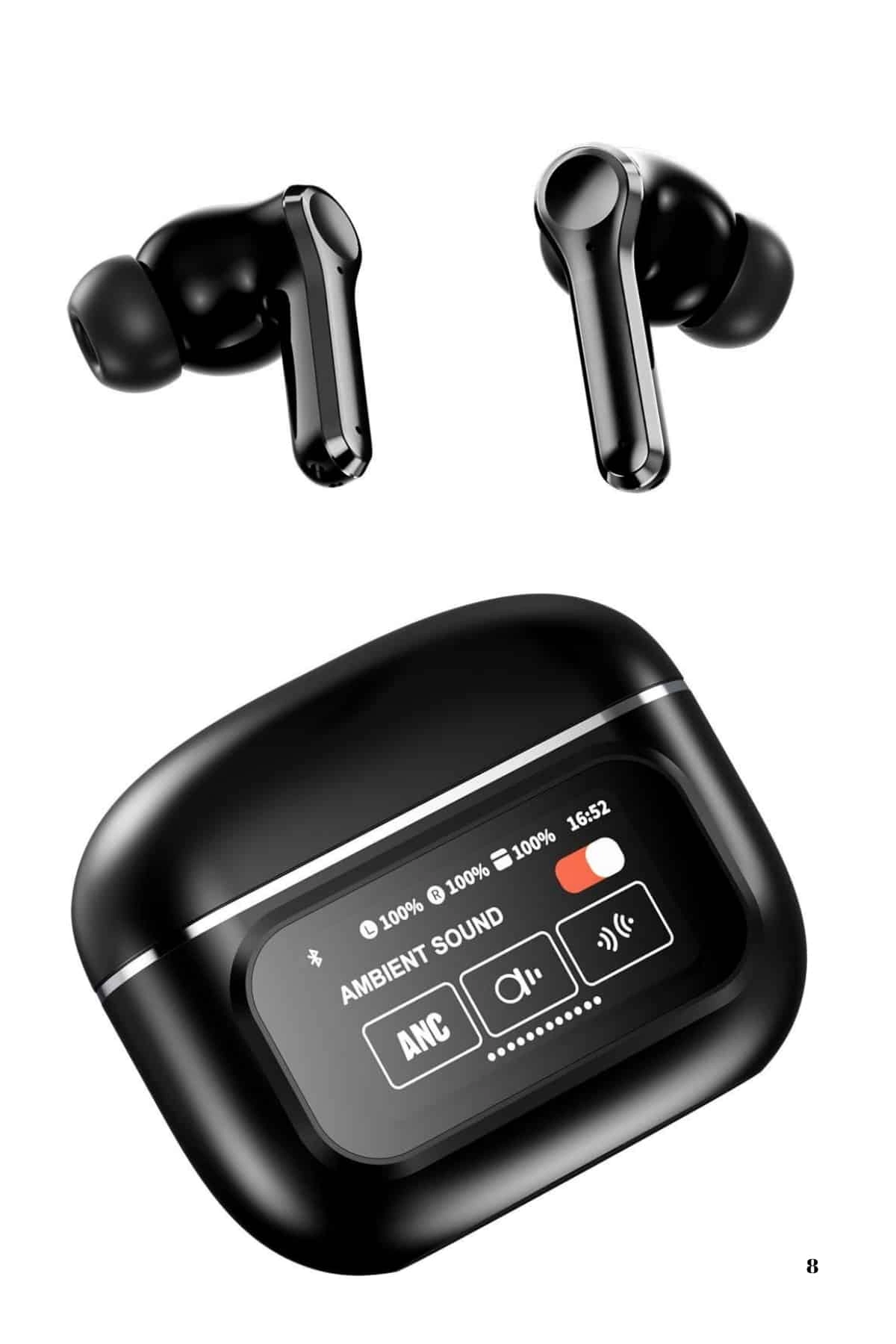 2025 Model Bluetooth Kulaklık Dokunmatik Ekran Yüksek Ses Kalitesi ( Lisinya )