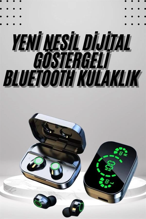 2025 Model Bluetooth Kulaklık Telefon Şarj Edebilen Çağrı Cevaplama Dijital Göstergeli ( Lisinya )