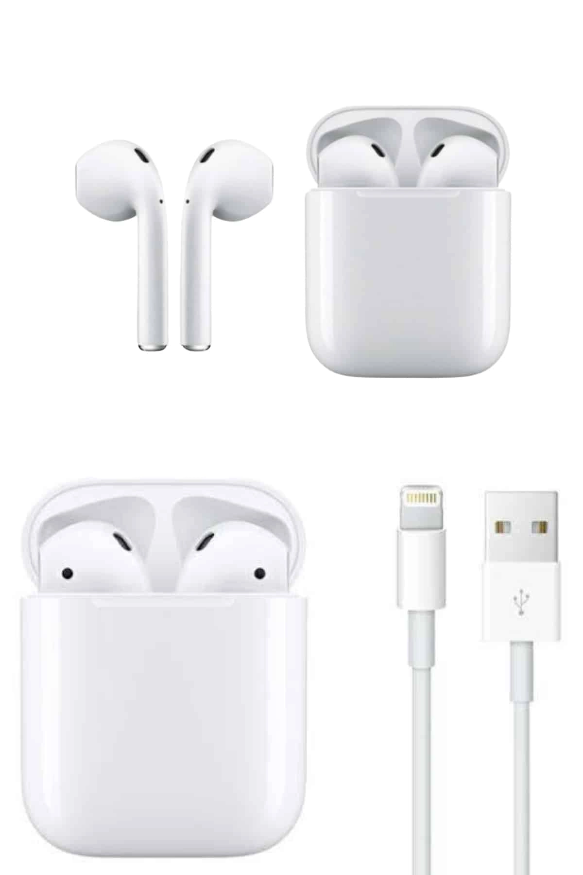 2025 Model Çağrı Cevaplayabilen Bluetooth Kulaklık Beyaz Dokunmatik Kontrol ( Lisinya )