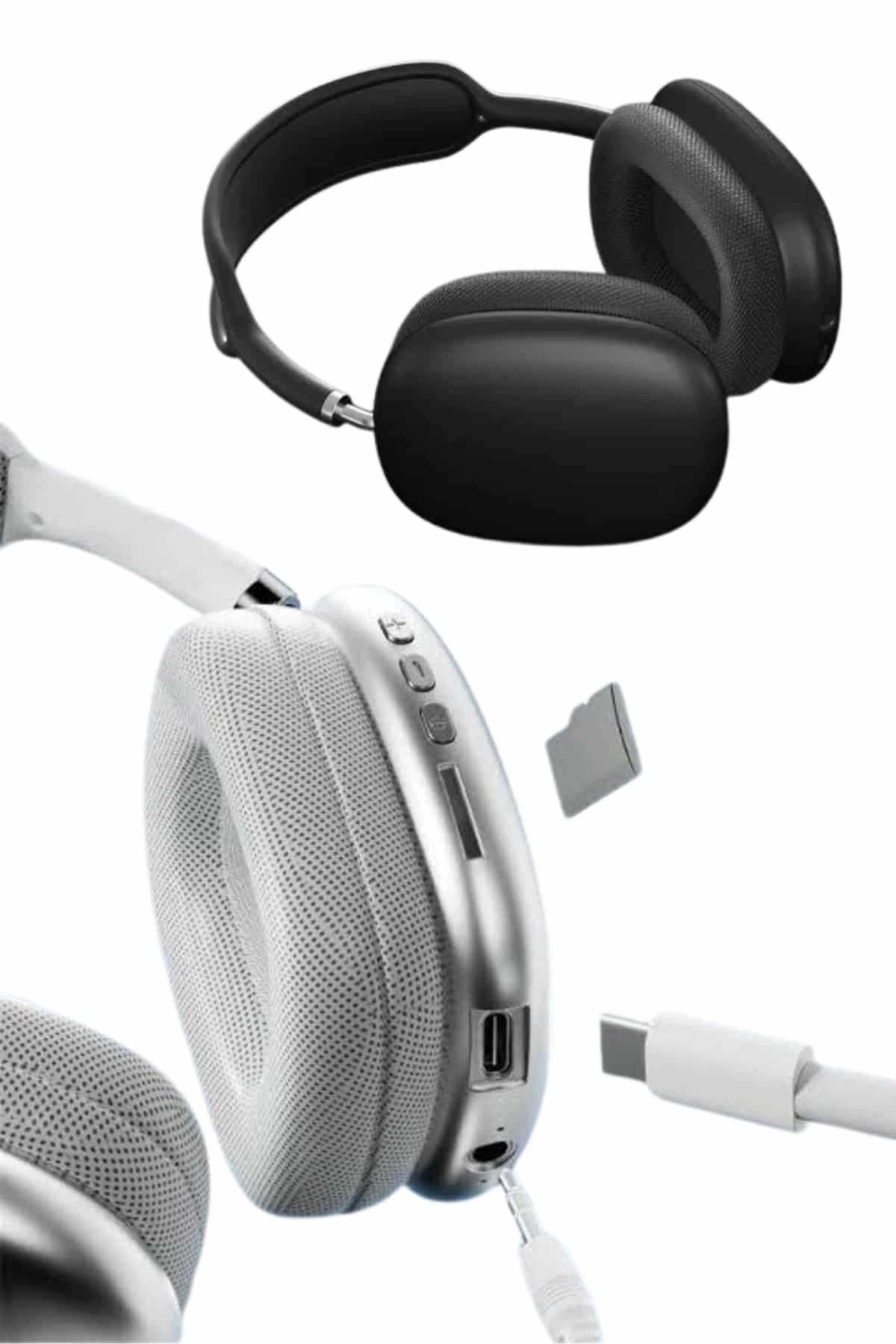 2025 Model Kulak Üstü Kablosuz Bluetooth Kulaklık Gürültü Azalta Uzun Pil ( Lisinya )