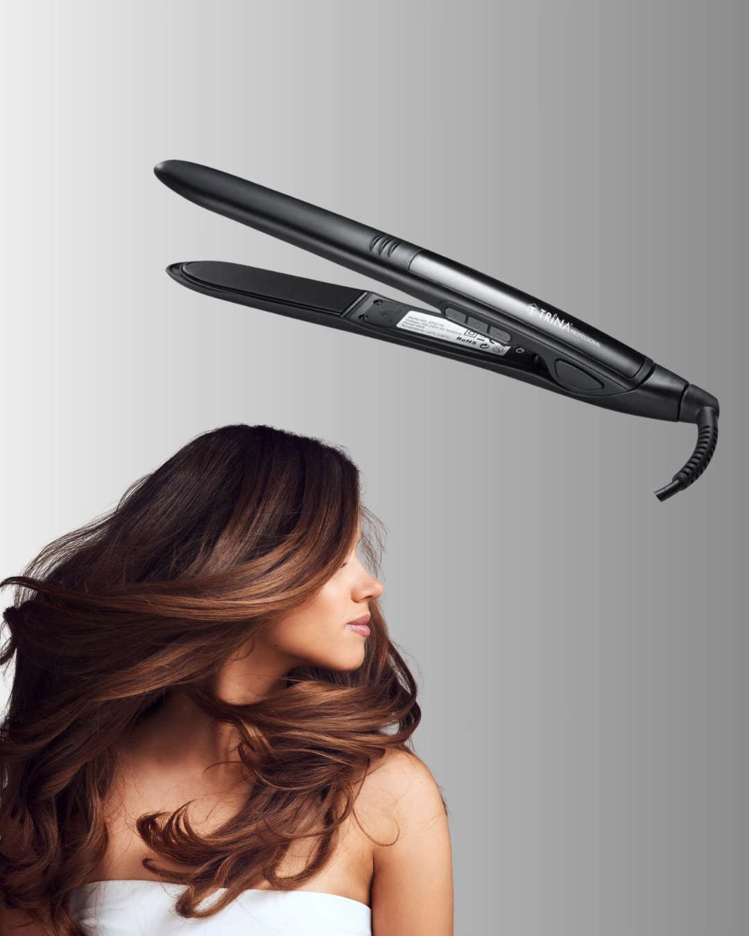 2025 Yeni Seri Dijital Ekranlı Isı Ayarlı Saç Düzleştirici Titanyum Kaplama A Kalite ( Lisinya )